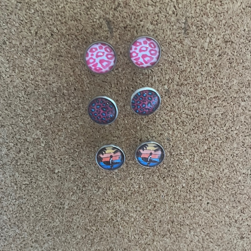 3 set earrings